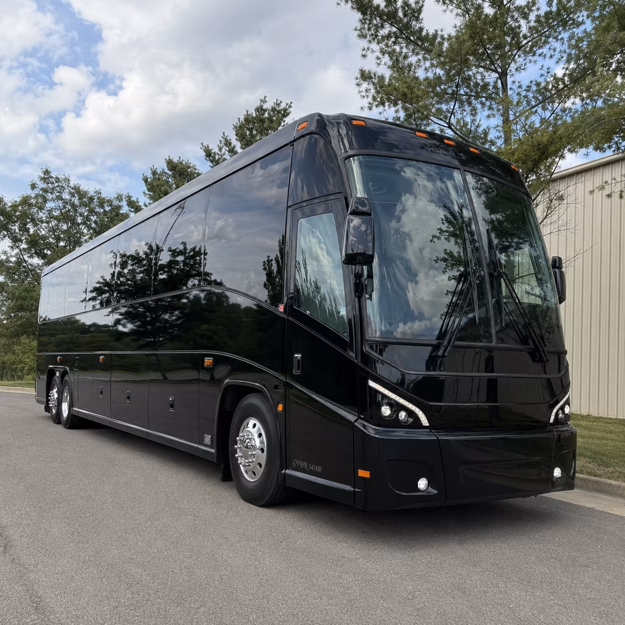 56 passenger charter bus