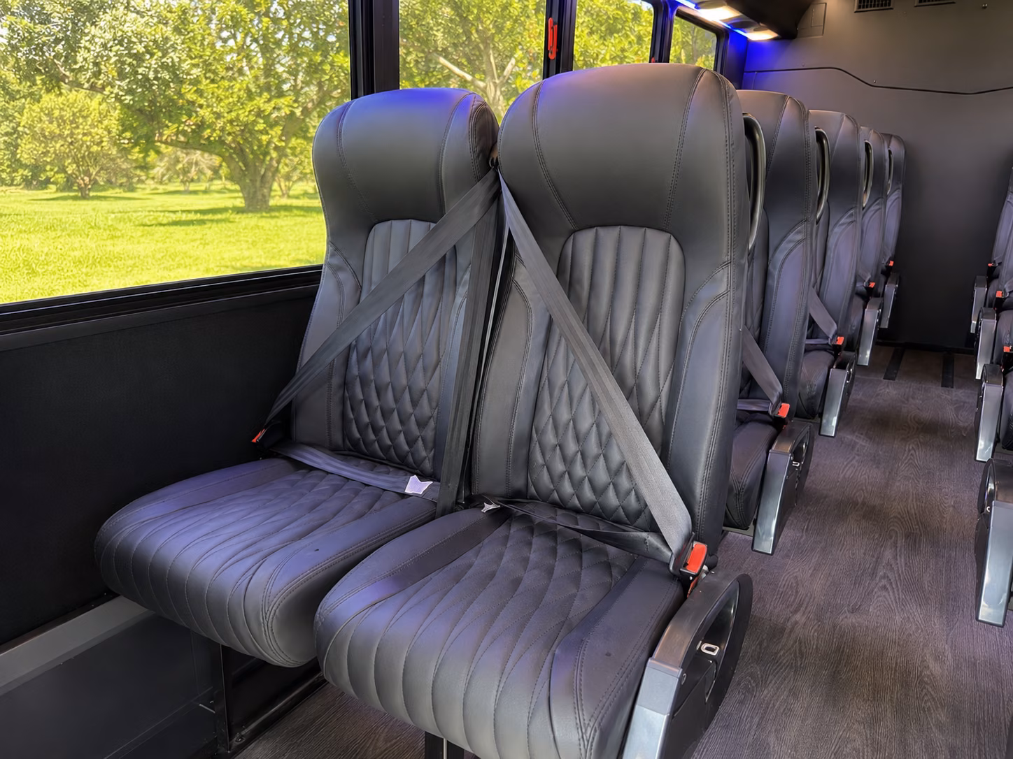 charter buses for large wedding guest groups across central texas