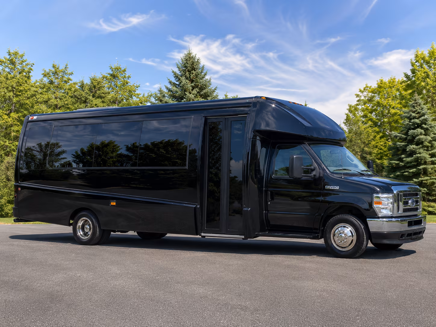 field trip buses for leander high school and middle school groups