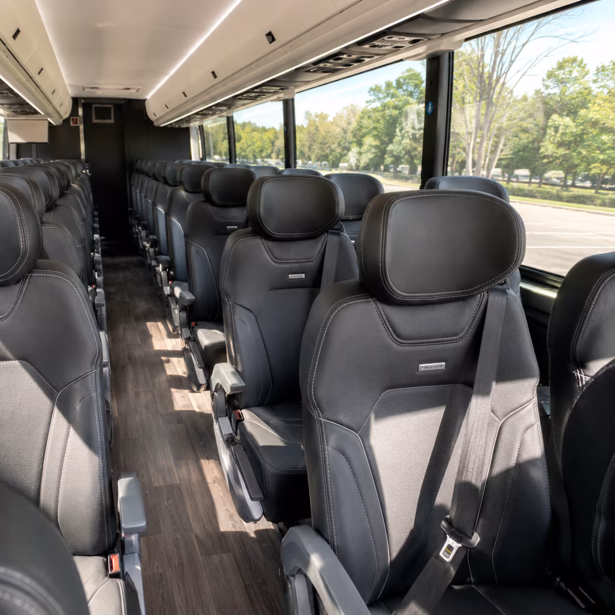 leander concert transportation onboard seating