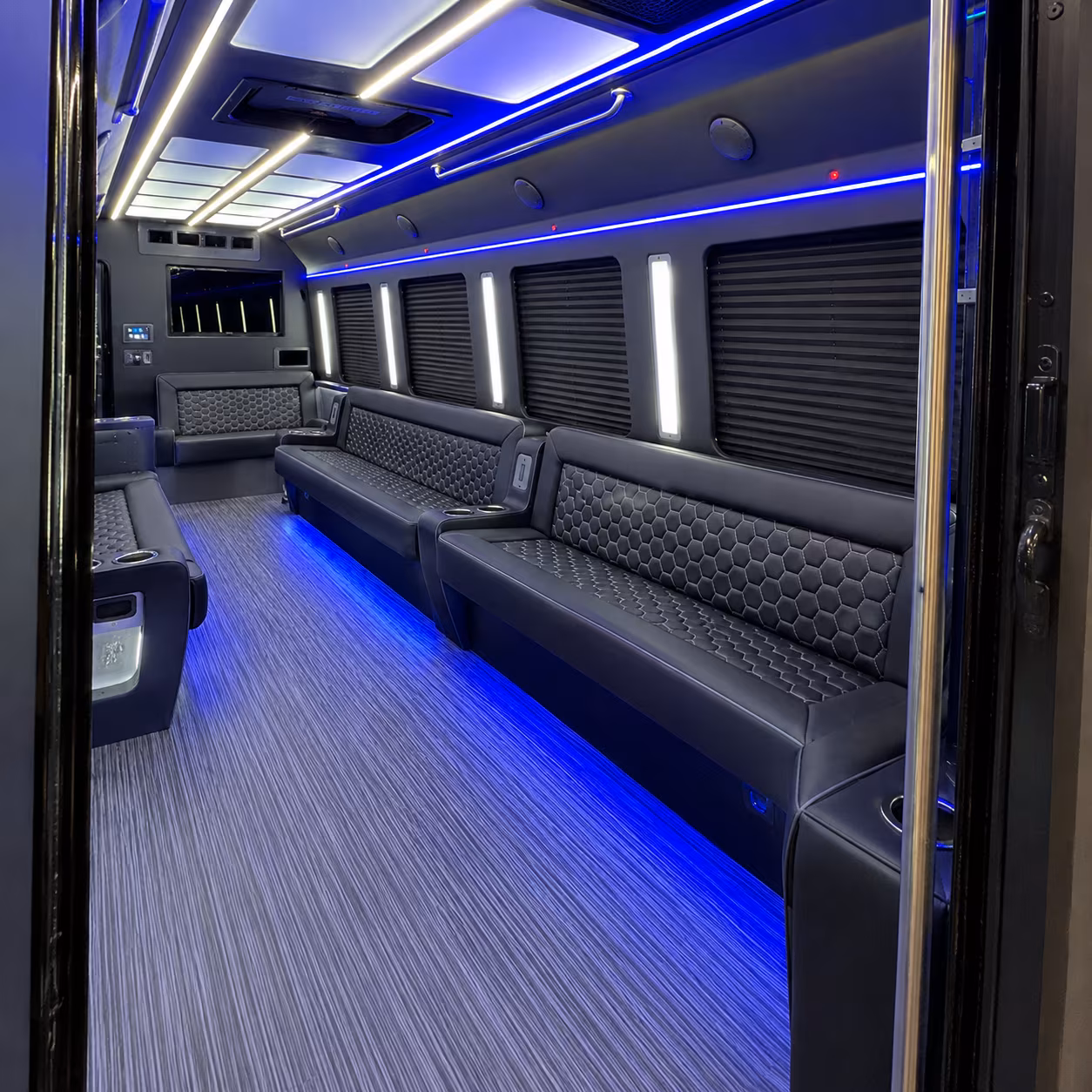 leander party bus rental interior