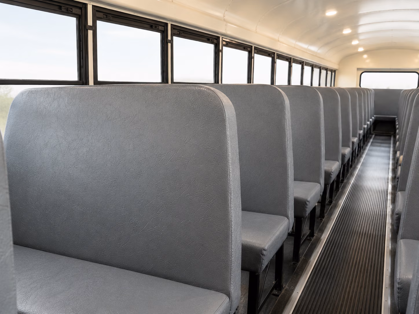 leander school bus interior