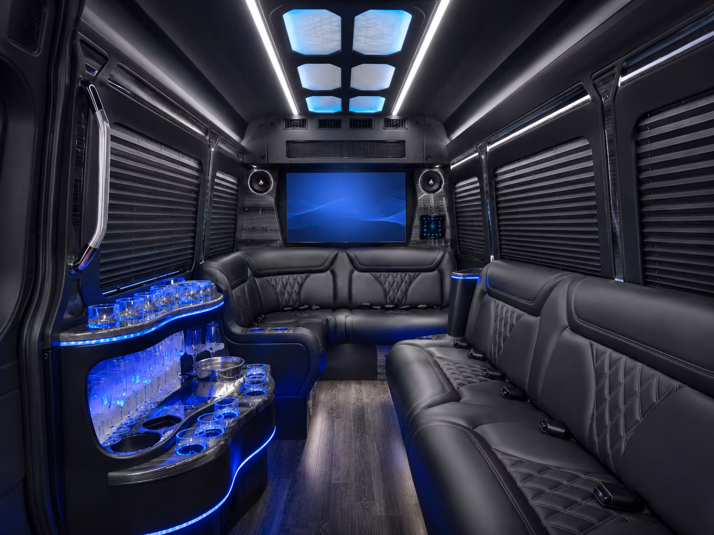 leander sprinter limousine inside
