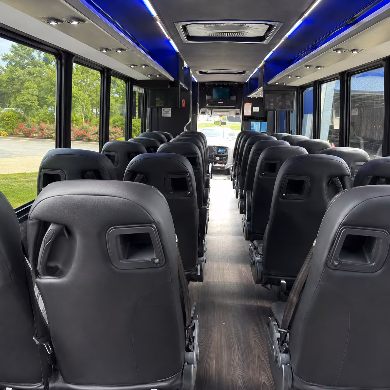 leander wedding transportation onboard seating