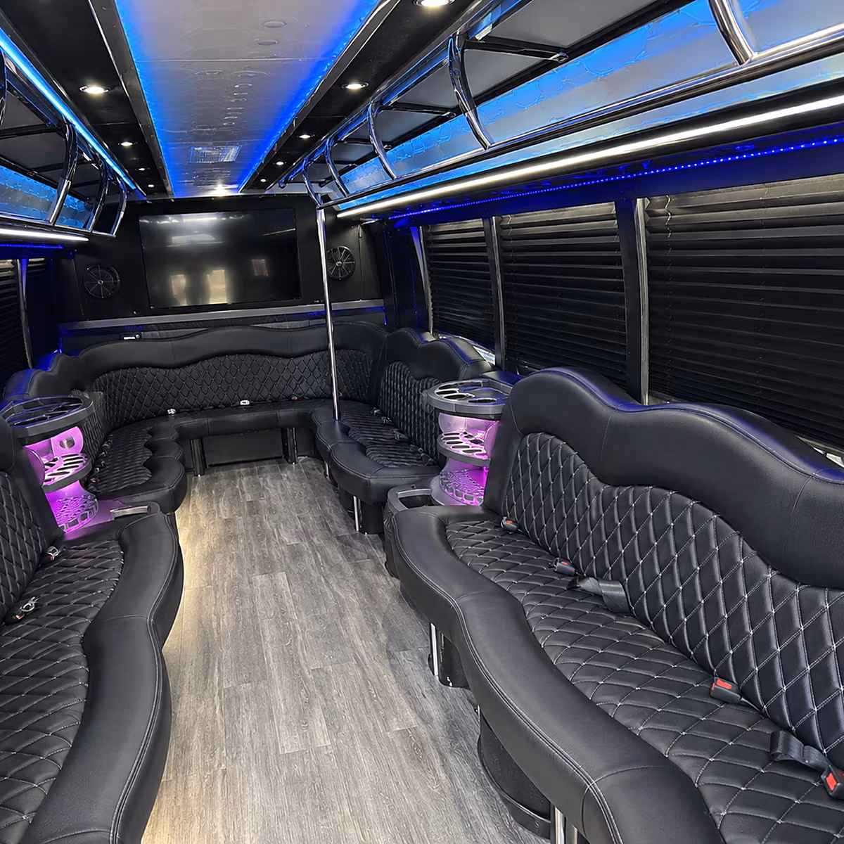 night out on town leander party bus rental