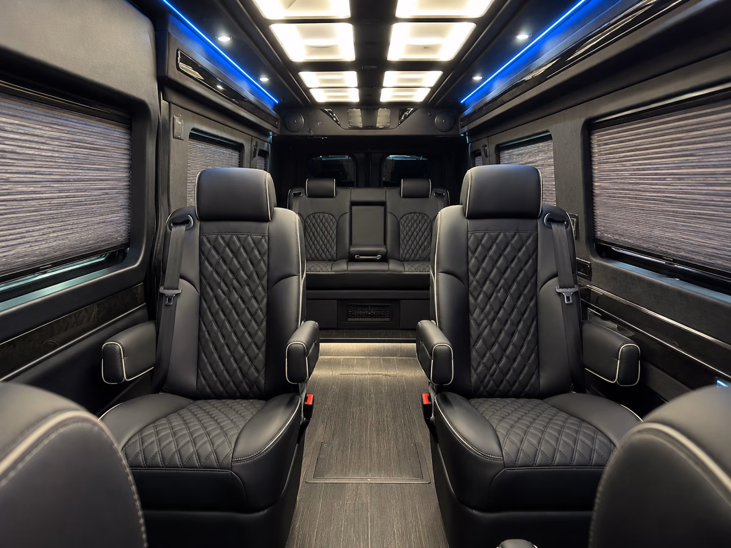 sprinter vans and minibuses for wedding party transportation in leander